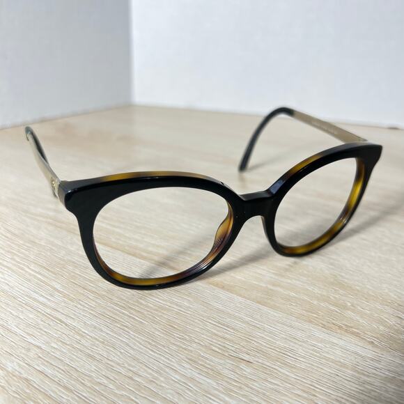 Vintage Gucci GG3674/S GYDVK Black Gold Sunglasses FRAMES ONLY 53-19-140 READ main image 5